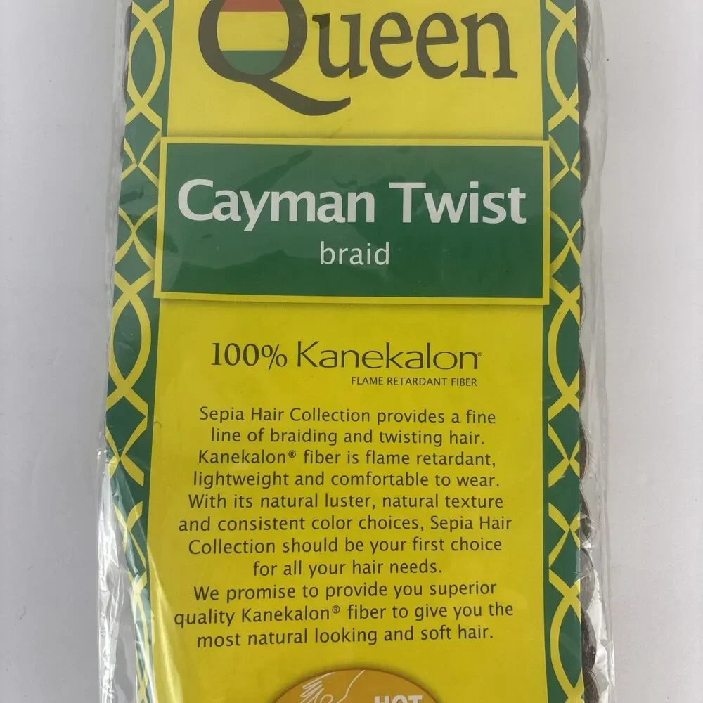 Sepia Queen Cayman Twist Braid 100% Kanekalon Color M 4/30 Dark brown Extension
